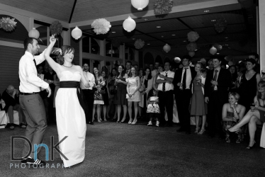 Black and White First Dance Spin