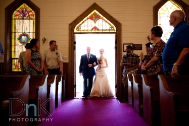 Bride Walking down the isle