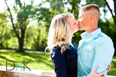 Kissing Engagement Pictures 