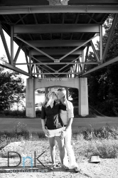 Bottom Side Bridge Engagement Pictures 