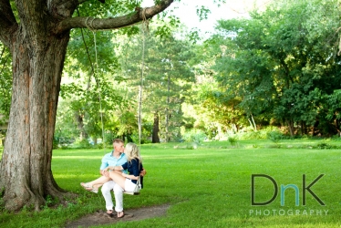 Engagement Pictures on Swing