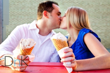 Artistic Engagement Pictures  Ice Cream