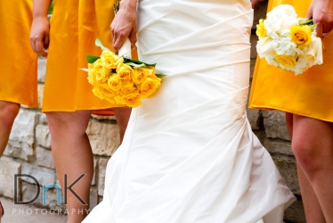 Detail Picture Bride Bridemaids Flowers