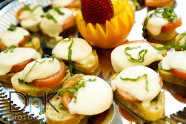 food at the carlson rotunda wedding