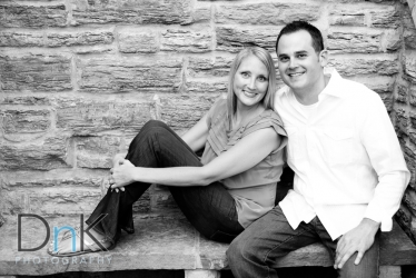 Black and White Engagement Pictures