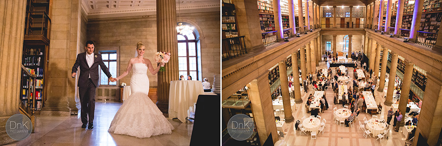 wedding at james j hill library
