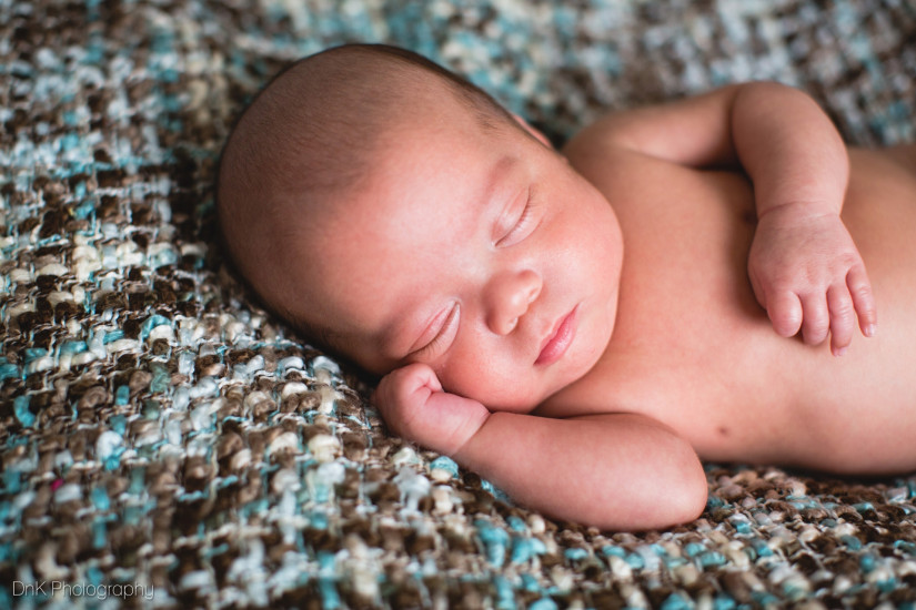 sleeping newborn baby photograph