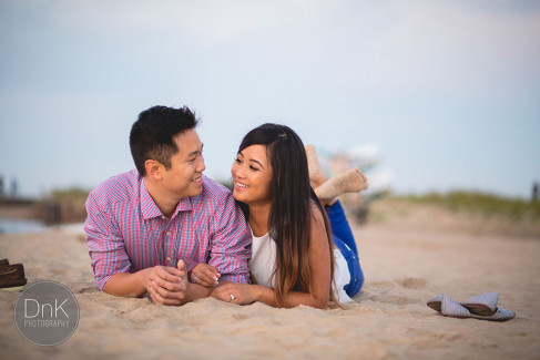 Thanh and Nick's Downtown Chicago Engagement Session