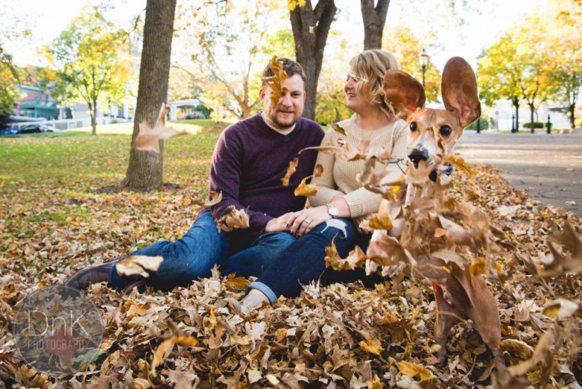 Louie & the epic engagement photo-bomb