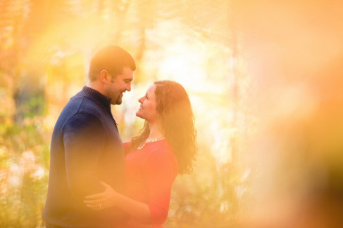 Fall Colors Engagement Pictures with Megan and Mike