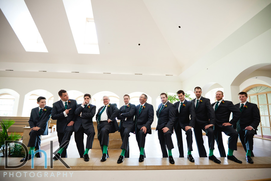 Goofy Wedding Party Picture