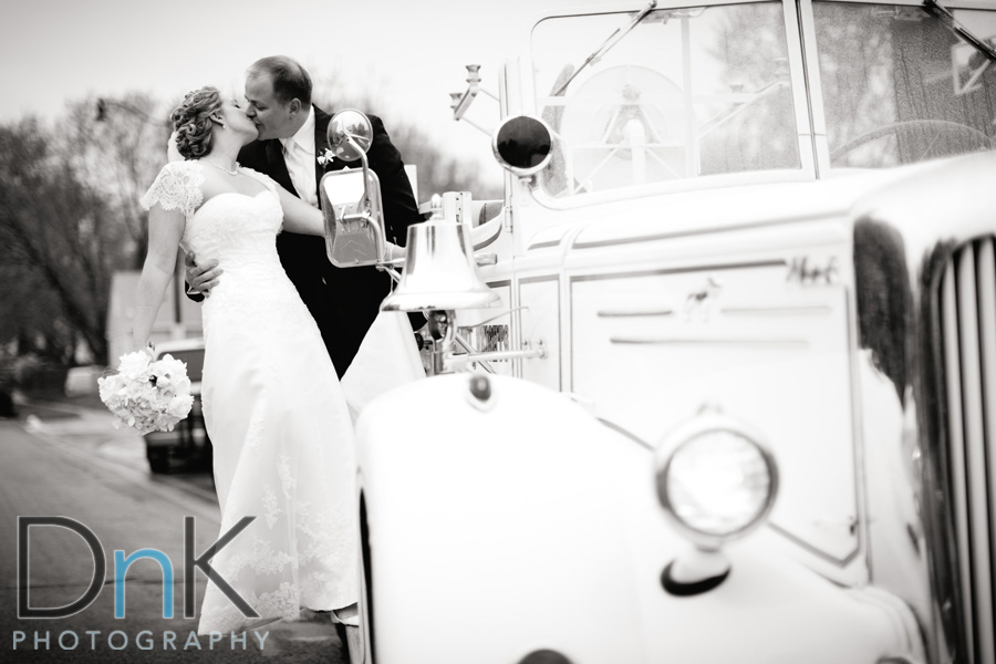 Fire Truck Wedding Pictures