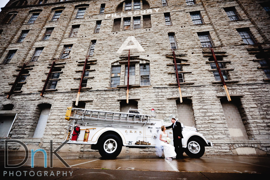 Vintage Fire Truck Wedding