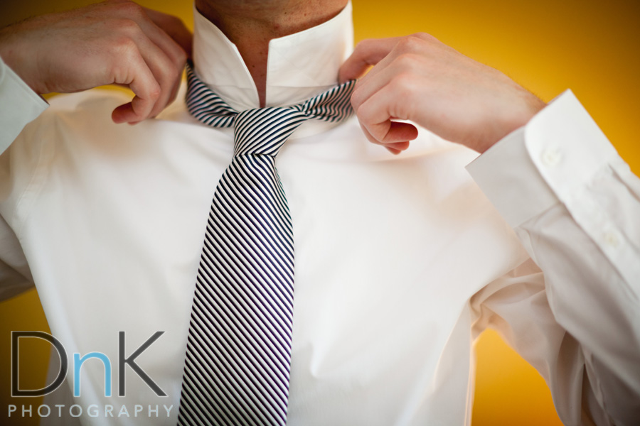 Striped Tie Wedding