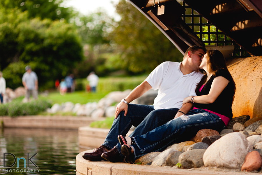 Justin and Ashley – engaged! Centennial Lakes Engagement Photography