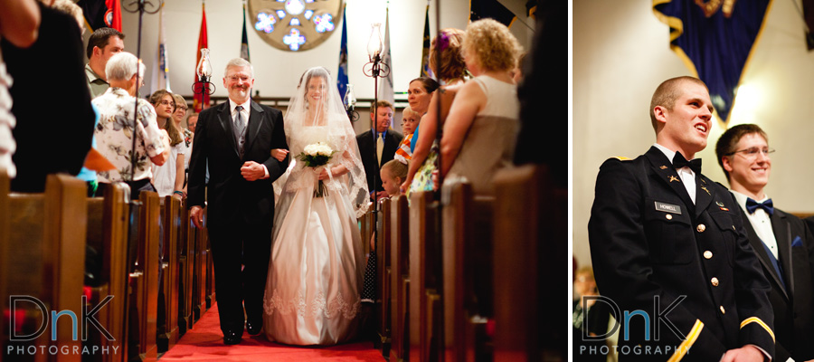 Wedding at Fort Snelling Chapel