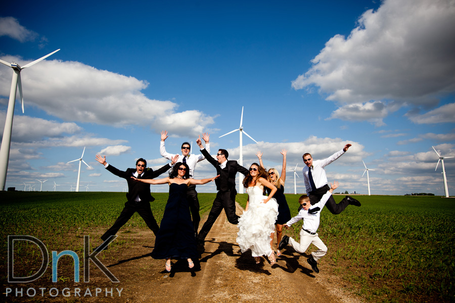 Wind Turbines Wedding Photos