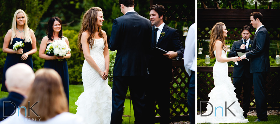Backyard Wedding Ceremony