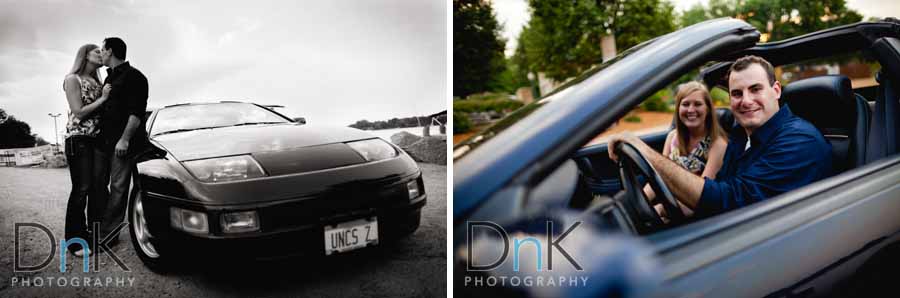 Engagement Pictures with Car