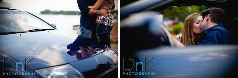 Engagement Pictures with Car