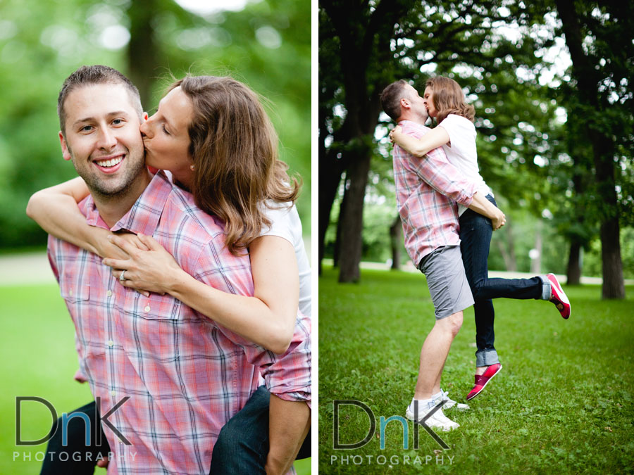 Minnehaha Falls Engagement Pictures 
