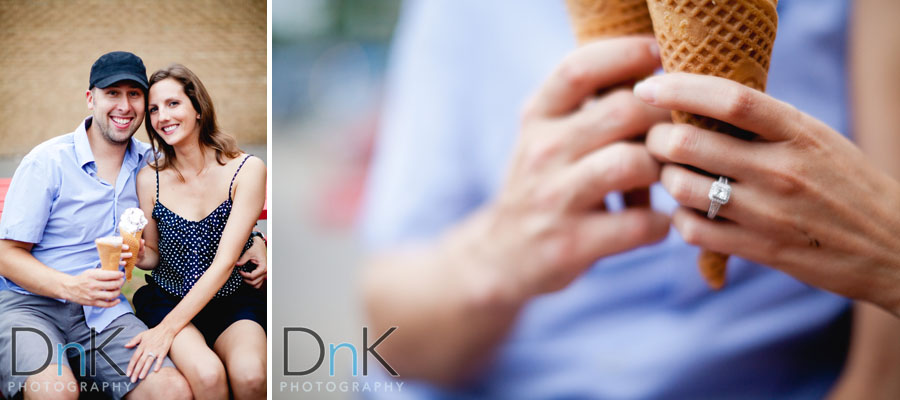 Engagement Pictures Grand Ole Creamery