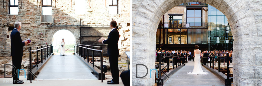 Wedding Ceremony at the Mill City Museum