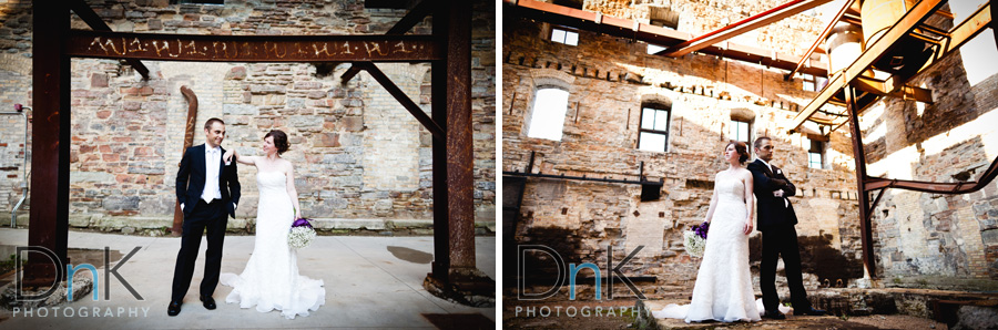 Wedding Pictures at the Mill City Museum