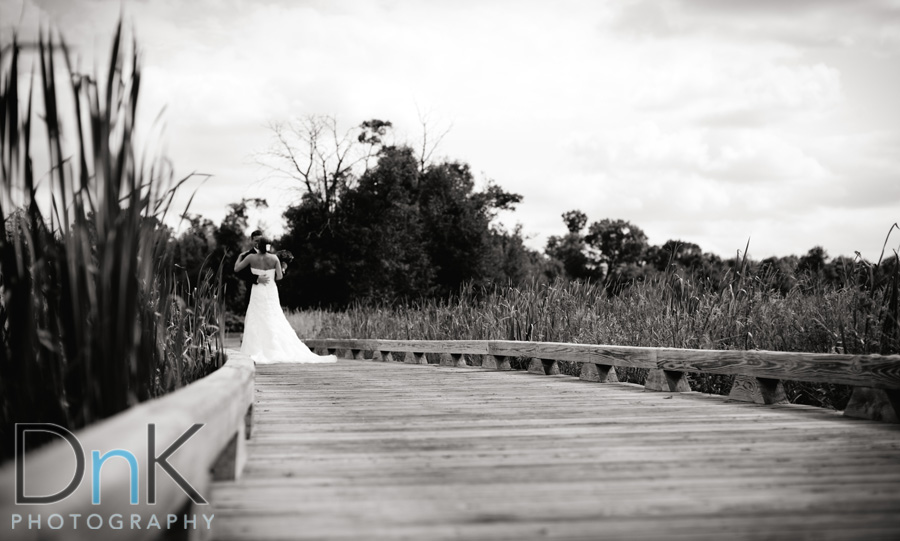 Black & White First Look Wedding
