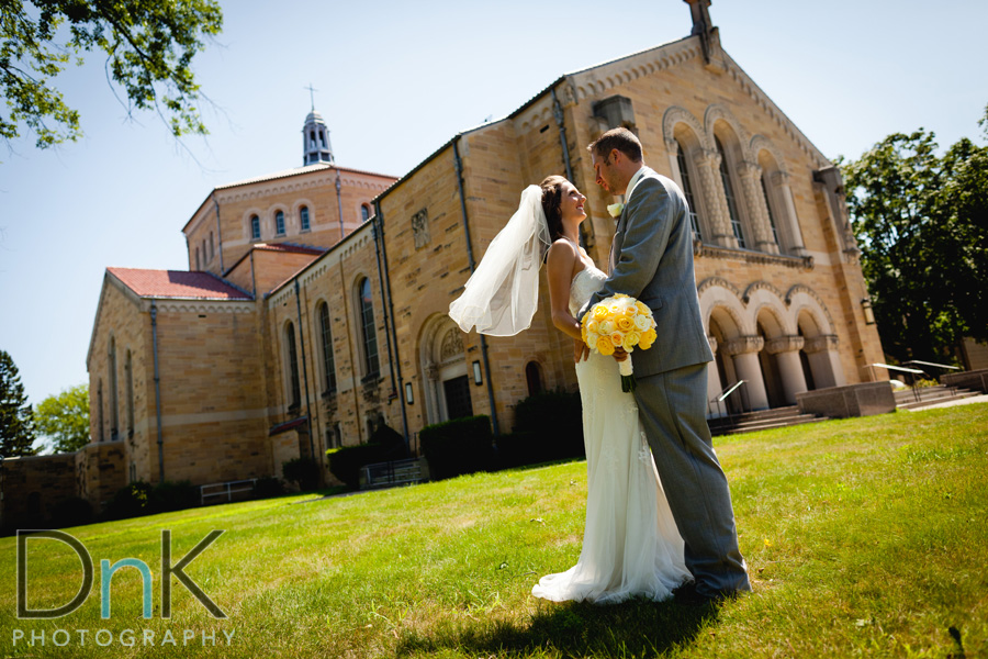St. Charles Borromeo Church Wedding Portrait