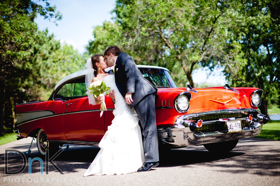 Retro Wedding Getaway Car