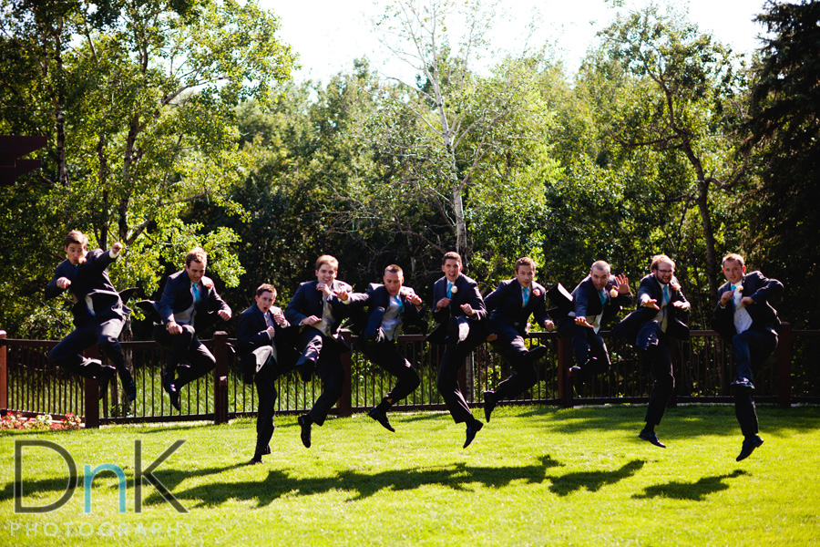 Groomsmen Jumping Picture