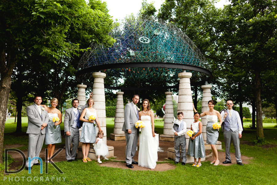 Yellow Gray Purple Wedding
