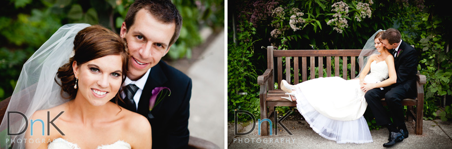 scuplture garden wedding pictures
