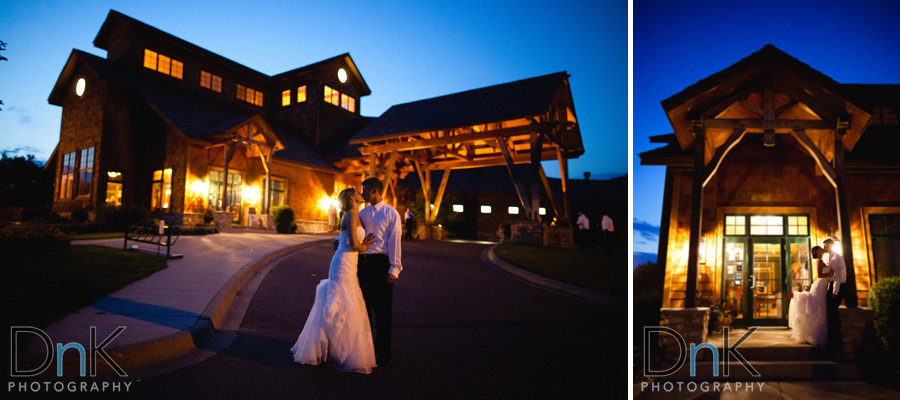 Nighttime Wedding Pictures