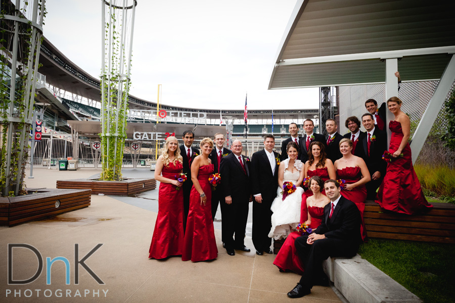 Target Field Wedding Party