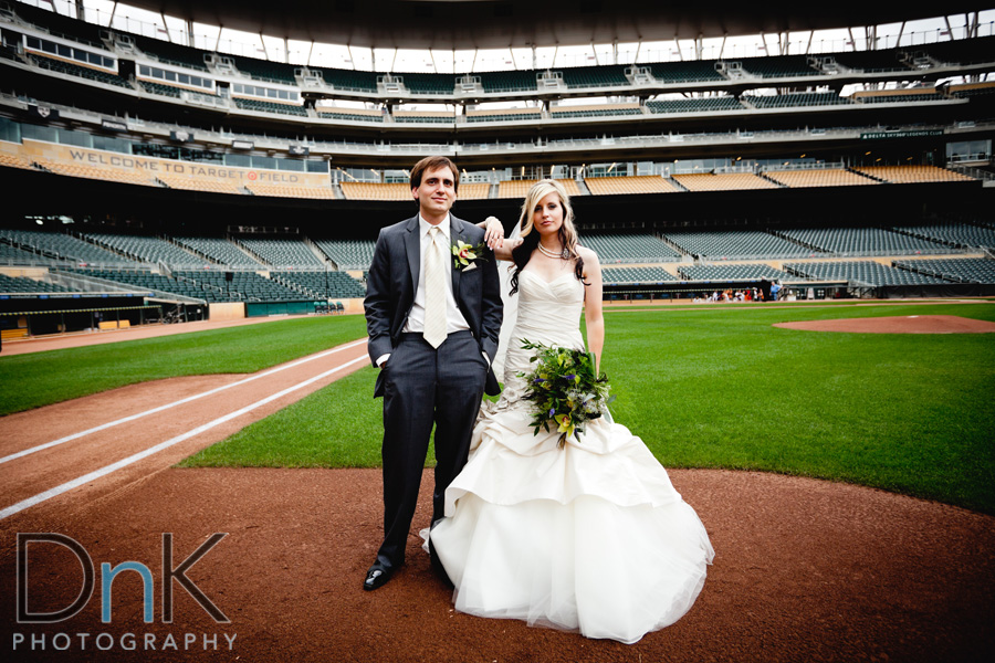 Wedding at Twins Stadium