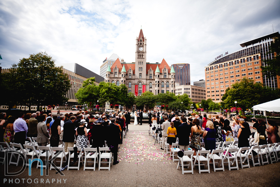 Wedding in Rice Park