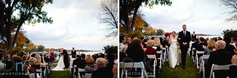 Lakeside Wedding Ceremony Minnesota