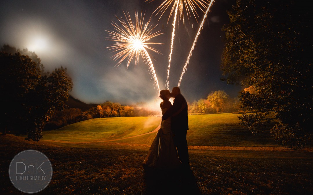 Wedding Fireworks Picture : )