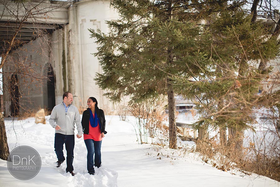 Winter Engagement Session in Minneapolis